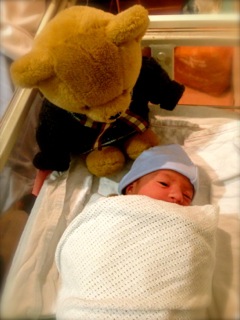 Teddington took up his traditional night watchman post, as he did following Nikhil’s birth.